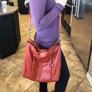 Rust Hobo Coach Purse